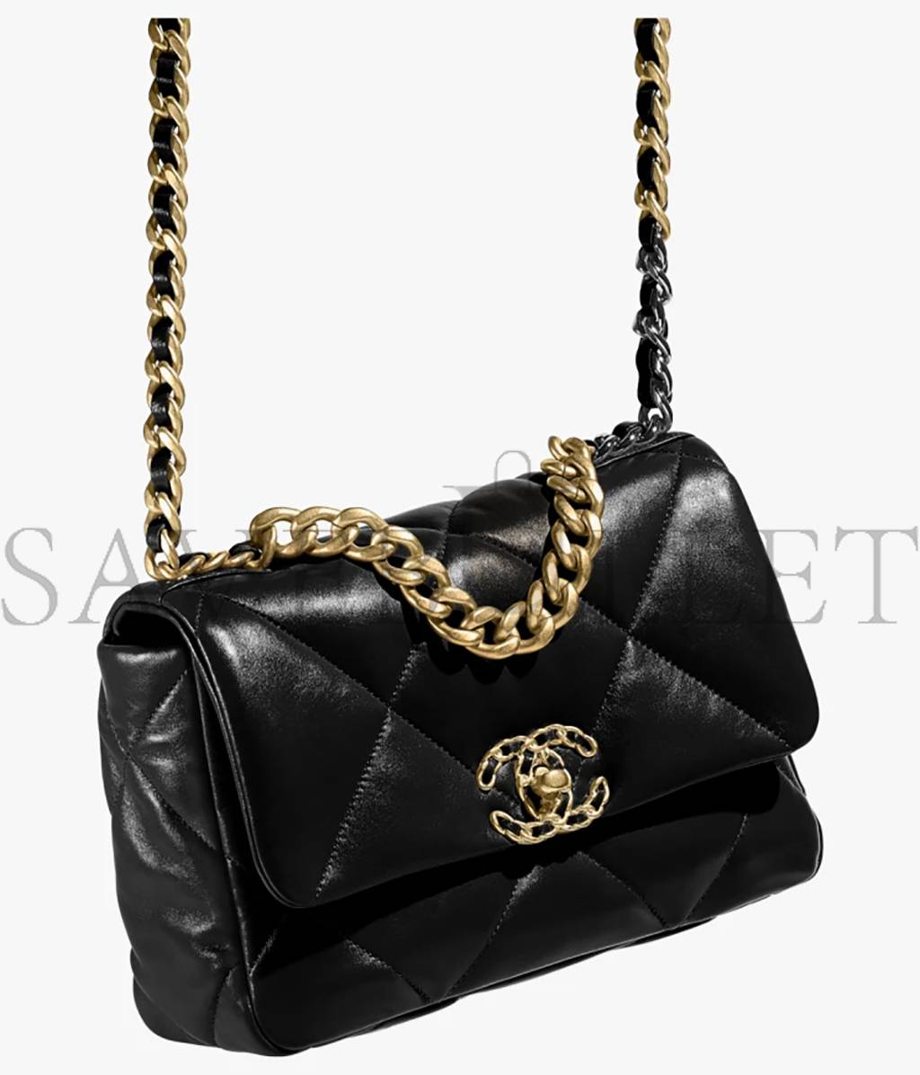 CHANEL 19 HANDBAG GOLD HARDWARE AS1160 B04852 94305 (26*16*9cm) CHANEL 19 HANDBAG GOLD HARDWARE AS1160 B04852 94305 (26*16*9cm)